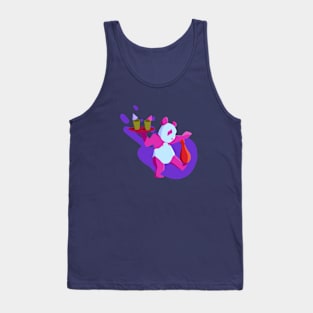 Colorfull bartender Panda (version 1) Tank Top